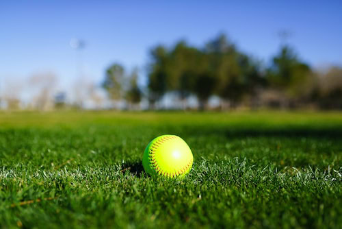 Main Page 2 Softball in a softball field in California mountains